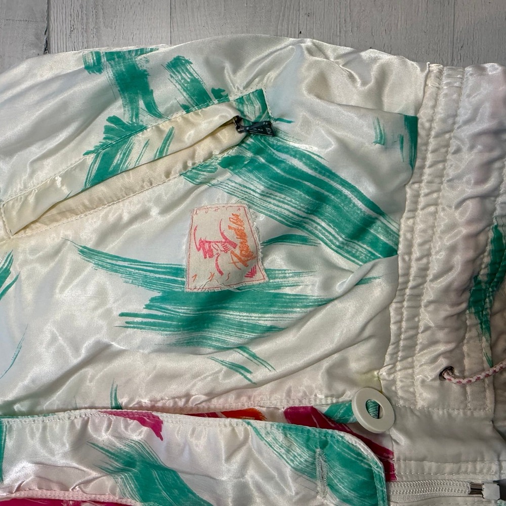 Vintage‎ 90s Luhta powder abstract colorful pattern vest - Picture 6 of 10